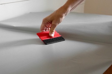 Самоклеящаяся пленка декоративная мебельный шпон МАТОВЫЙ СЕРЫЙ СРЕДНИЙ 45см