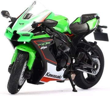 MOTOCYKL MOTOR KAWASAKI NINJA ZX-10R 1:18 ŚCIGACZ