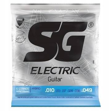 Struny do gitary elektrycznej SG 10-49