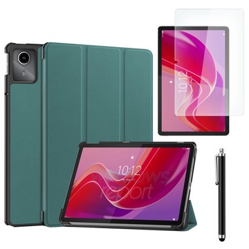 SMART COVER + ЗАКАЛЕННОЕ СТЕКЛО + СТИЛУС для LENOVO TAB M11 10,95