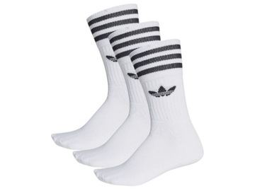 Skarpety ADIDAS Solid Crew 3p S21489 39/42 3-pak