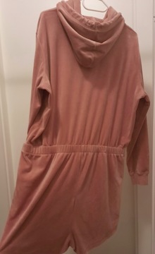 H&M welurowy KOMBINEZON szorty BLUZA r. XL