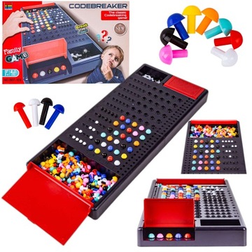 GRA LOGICZNA ŁAMACZ KODÓW Codebreaker Edukacyjna dla dzieci Złam Hasło Kod