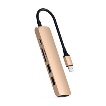 Адаптер SATECHI Slim Type-C v2 — USB HDMI USB-C 4k