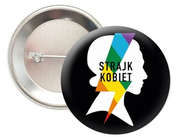 STRAJK KOBIET przypinka button pin protest 24h 11
