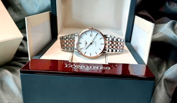 Zegarek Longines Elegant Collection Automatic 18K & Steel BOX Stan Idealny