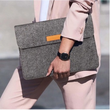 Etui, torba na komputer15,4cal+organizer dark grey