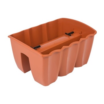CROWN Donica Doniczka balkonowa DCRO400 Terakota