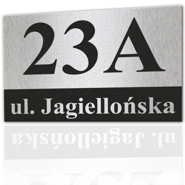 TABLICZKA ADRESOWA NA DOM, PŁOT- NUMER DOMU, ADRES