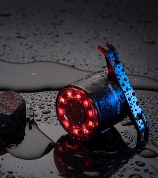 ЗАДНИЙ ВЕЛОСИПЕДНЫЙ ФОНАР ROCKBROS, 7 ЦВЕТОВ, СВЕТОДИОДНЫЙ + КАБЕЛЬ USB C/USB A ДЛЯ ВЕЛОСИПЕДА