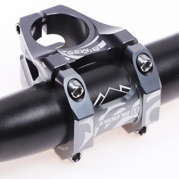 Mostek rowerowy 31,8 mm Krótki mostek ze stopu aluminium Czerwony