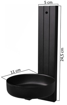 KWIETNIK LOFT METALOWY WISZĄCY UCHWYT ŚCIENNY NA KWIATY PRODUKT POLSKI