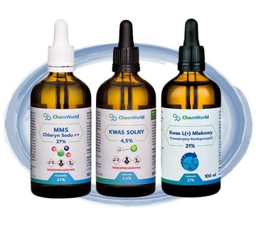 ChemWorld | CDL / CDS ditlenk chloru| MMS 27% + aktywator + stabilizator