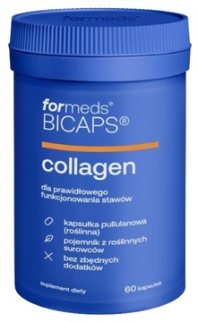 ForMeds Bicaps KOLAGEN Collagen typu II WITAMINA C Elastyczność ścięgien