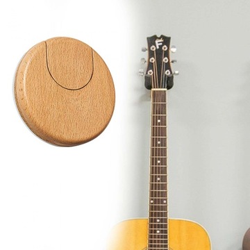 Складная вешалка для гитары. Подставка для гитары. Настенное крепление для гитары укулеле. Желтый цвет.