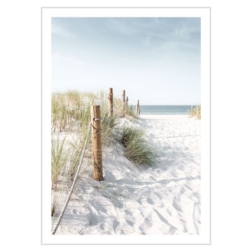 Plakat 50x70 Droga na plażę