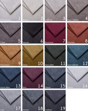 Образцы тканей - Мебель Gracjan
