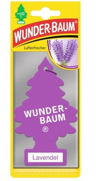 WunderBaum Zapachowa Choinka do auta LAWENDA
