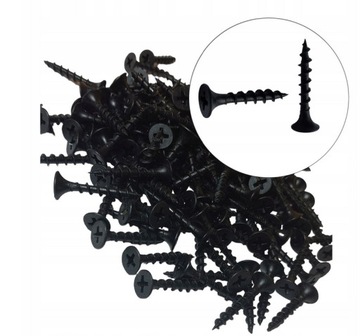 Wkręty fosfatowane do drewna 3,5x45 mm 1kg