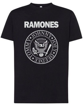 KOSZULKA RAMONES PUNK ROCK CZARNA