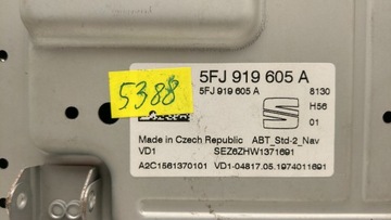 SEAT TARRACO 2019 РАДИОНАВИГАЦИОННЫЙ 5FJ919605A