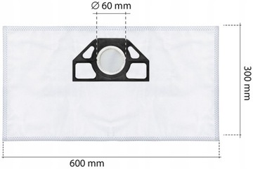 5 мешков + МОЮЩИЙСЯ ФИЛЬТР ДЛЯ KARCHER MV3, WD3, SE 4001, SE 4002, АВТОМОБИЛЬНЫЙ КОМПЛЕКТ