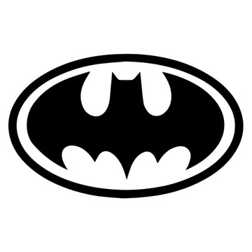 Naklejka na auto samochód wodoodporna BATMAN ZNAK