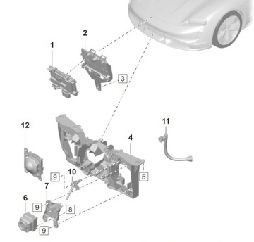 ŘÍZENÍ ASISTENTA JÍZDA NOCNEJ PORSCHE TAYCAN
