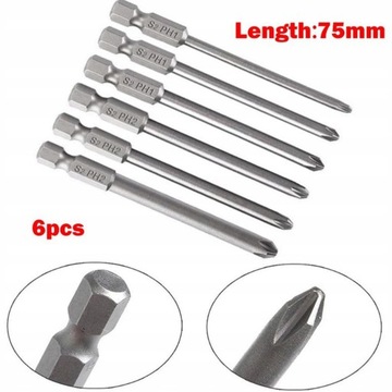 Набор из 6 бит для отверток подходит для размера A