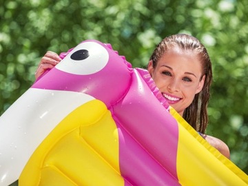 Надувной матрас Bestway фламинго розовый 183см 44021