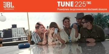 БЕСПРОВОДНЫЕ НАУШНИКИ JBL TUNE 225 TWS, БЕЛЫЕ
