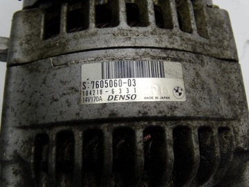 ALTERNÁTOR 7605060 1.6 B 116I N13B16A BMW F20 F21 F30 F31