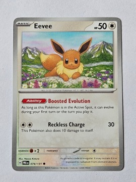 Karta Pokemon tcg EEVEE PRE 074/131