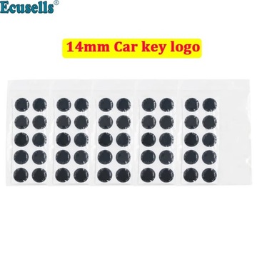 Y26381 10/20/50/100Pcs 14MM Car Remote Key Crystal Logo Sticker for KD/Remo