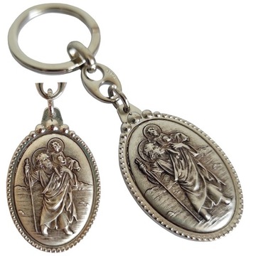 BRELOK DO KLUCZY ŚW. KRZYSZTOF PATRON KIEROWCÓW OW