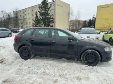 Audi A3 8P Hatchback 3d 2.0 TDI PD 140KM 2008 Audi A3 Sportback Audi A3 Sportback 2,0 Diesel Bogate Wyposazenie Hak Zami, zdjęcie 3