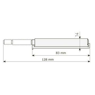 ДВЕРНОЙ АМОРТИЗАТОР ДЛЯ МЕБЕЛИ НАЖМИТЕ ДЛЯ ОТКРЫТИЯ РЕГУЛИРОВКА БЕЛОГО МАГНИТА