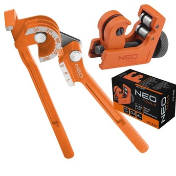 НАБОР NEO РЕЗАК + ГИБОЧНЫЙ СТАНОК ДЛЯ ТОРМОЗНОЙ ТРУБКИ 02-439 +02-429