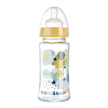 THERMOBABY Butelka do Karmienia Szklana Antylkolkowa 230 ml