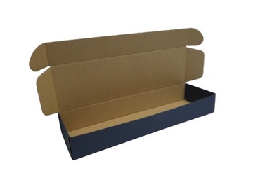 Karton fasonowy 50x14,5x7 cm modry zewn. Fala E