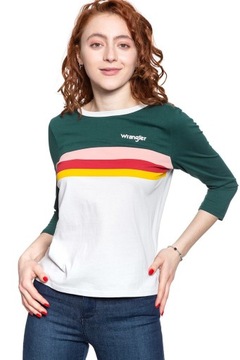 WRANGLER RAINBOW TEE DAMSKI LONGSLEEVE KOSZULKA XS