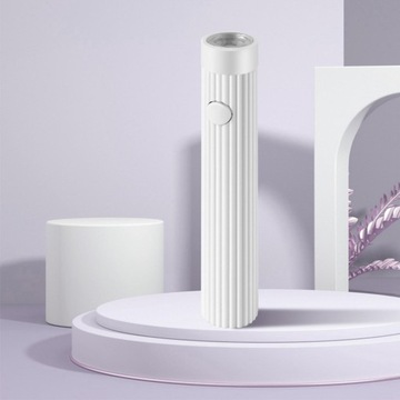 Ручная светодиодная лампа для ногтей, 2 скорости, быстрая полимеризация, USB-лампа для ногтей, цилиндрическая, белая