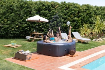mSPA НАДУВНОЙ БАССЕЙН С ГИДРОМАССАЖЕМ OTIUM MASSAGE НА 6 ЧЕЛОВЕК СПА * ОЗОН ДВОЙНОЙ