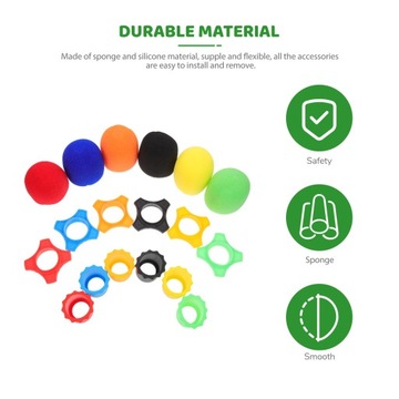 1 НАБОР ГУБКИ ДЛЯ МИКРОФОНА, ЗАЩИТНЫЙ ВАЛИЦ