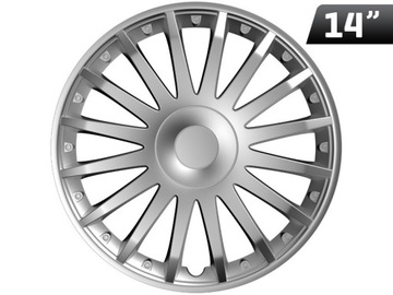 KOŁPAKI KOŁPAK 1 szt. CRYSTAL SILVER 14``