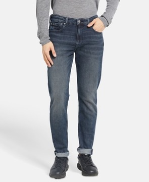 Spodnie jeansowe męskie CALVIN KLEIN JEANS r. 34X32 jeansy slim taper