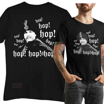 HOP! HOP! HOP! ŚMIESZNA KOSZULKA T-SHIRT 1670 JAN PAWEŁ SERIAL rozm L