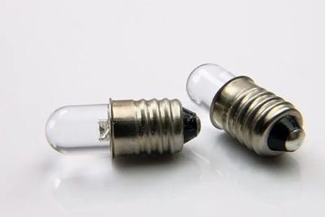 Żarówka LED E10 z gwintem 4-24V biała ciepła / OBD