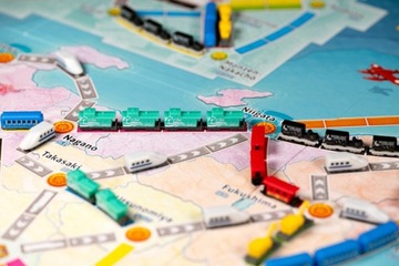 Ticket to Ride: 20th Anniversary Deluxe train Green