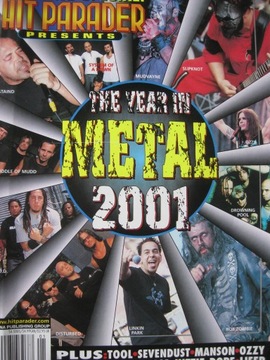 HIT PARADER Slipknot, KISS, Manson OZZY METALLICA -The Year in METAL 1/2002